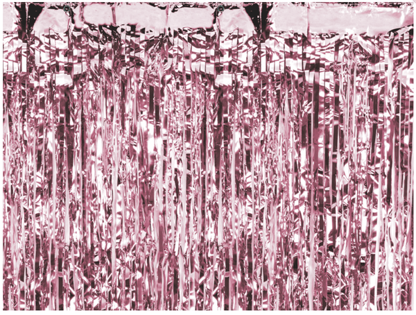 Party Glitzer-Vorhang lang Roségold - DECORAMI