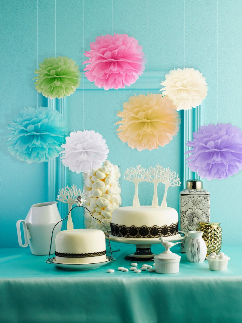 Pom Pom Ø 25cm Creme - DECORAMI