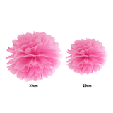 Pom Pom Ø 25cm Pink - DECORAMI
