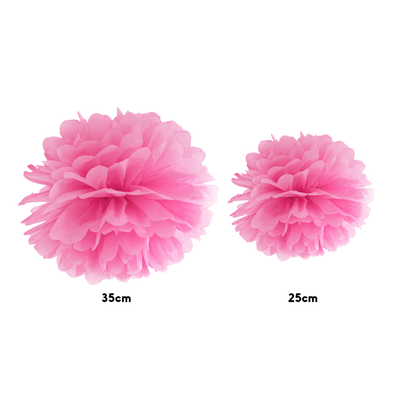 Pom Pom Ø 25cm Pink - DECORAMI