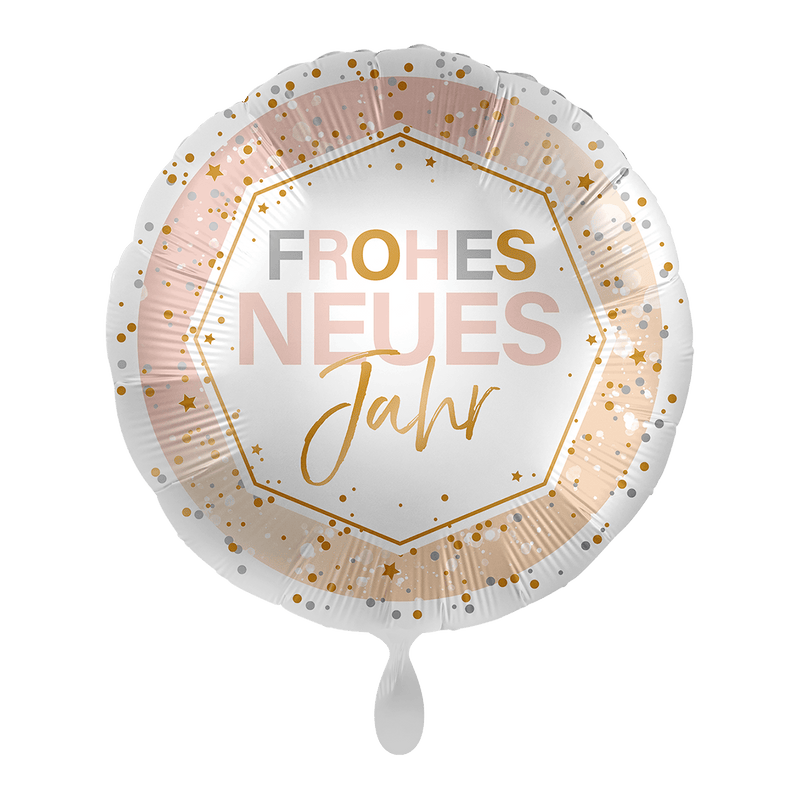Rund-Folienballon "Frohes neues Jahr" - DECORAMI