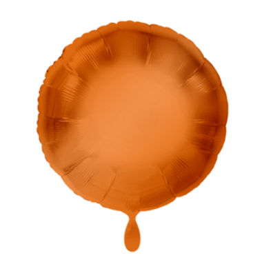 Rund-Folienballon Orange - DECORAMI