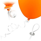 Ballonschnellverschluss Weiß 100 Stk. - DECORAMI