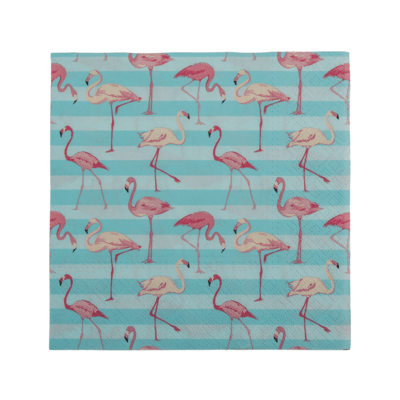 Servietten Flamingo 20 Stk. - DECORAMI
