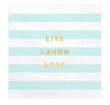 Servietten "Live Laugh Love" 20 Stk. - DECORAMI
