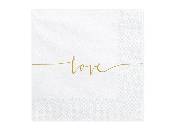 Servietten "Love" 20 Stk. - DECORAMI