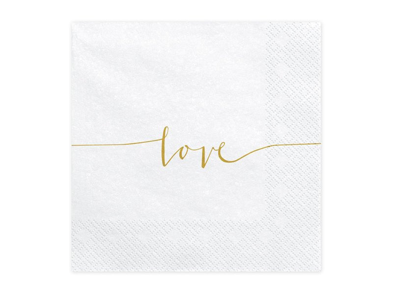 Servietten "Love" 20 Stk. - DECORAMI