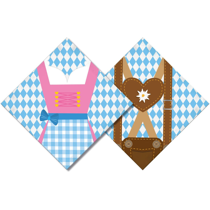 Servietten Oktoberfest 20 Stk. - DECORAMI