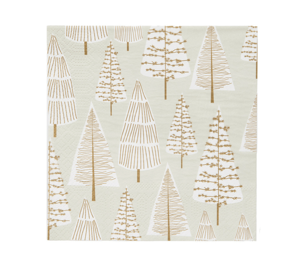 Servietten Weihnachtsbäume 20 Stk. - DECORAMI