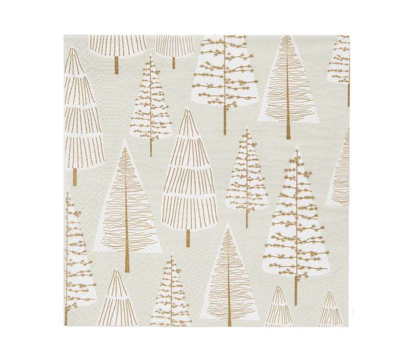 Servietten Weihnachtsbäume 20 Stk. - DECORAMI