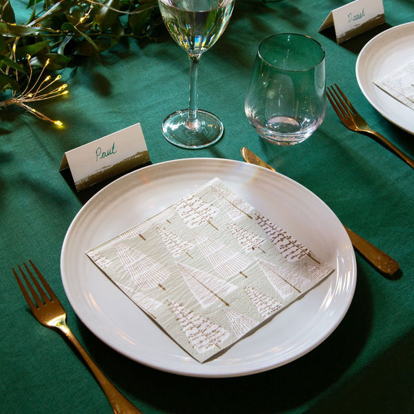 Servietten Weihnachtsbäume 20 Stk. - DECORAMI