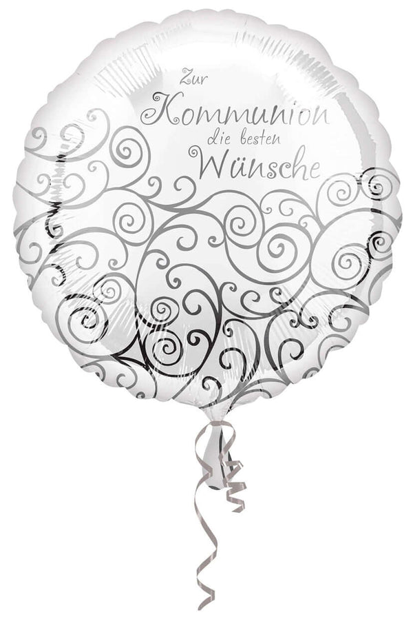 Folienballon "Zur Kommunion die besten Wünsche" - DECORAMI