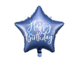 Heliumballon-Geschenk Stern-Folienballon "Happy Birthday" - DECORAMI