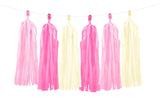 Tasseln Rosa Pink Créme 12 Stk. - DECORAMI