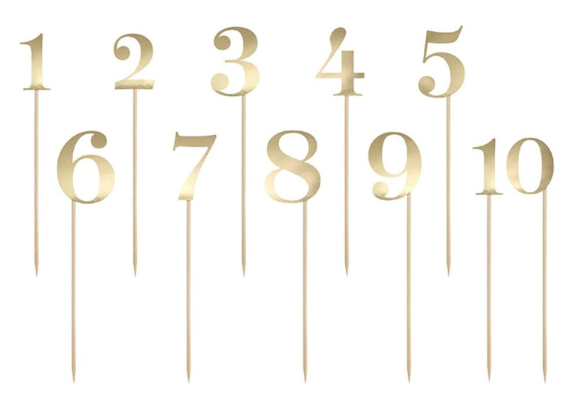 Tischnummern mit Stil - DECORAMI