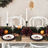 Wabenball Laterne Oval Ø 18cm Dunkelrot - DECORAMI