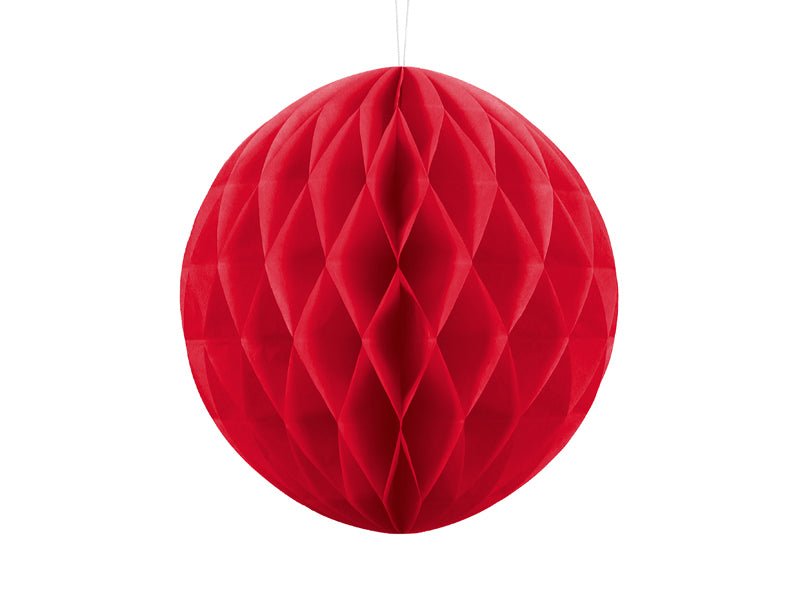 Wabenball Ø 30cm Rot - DECORAMI