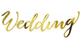 Girlande Wedding Gold - DECORAMI