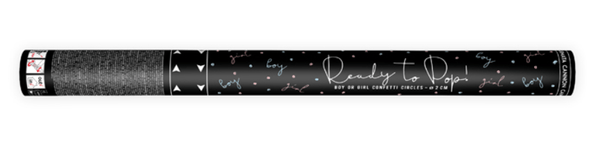 XL Konfettikanone 60cm Gender Reveal - It's a Girl - DECORAMI