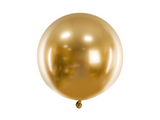 XL Luftballon Ø 60cm Chrom-Gold - DECORAMI