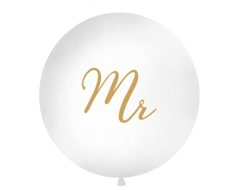 XXL Ballon "Mr" Gold - DECORAMI